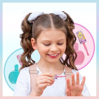 My Little Pony Water Based Peel-Off Nail Polish Set - 18 Non-Toxic Colors for Girls, Kids, Teens - Perfect for Parties, Sleepovers, and Makeovers