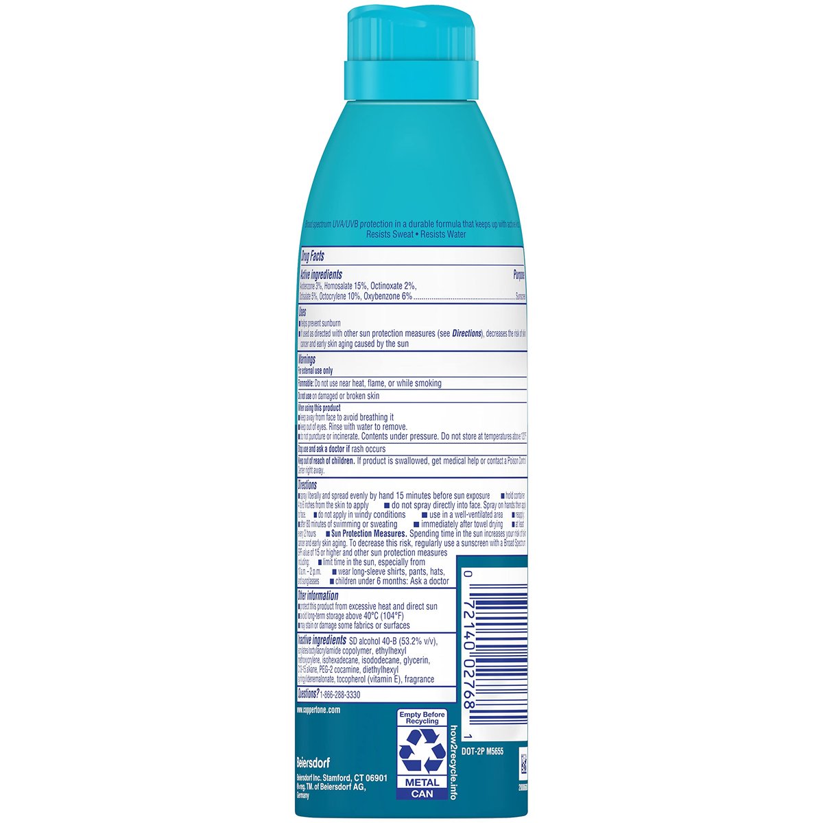 Coppertone SPORT KIDS Sunscreen Continuous Spray SPF 100 - 5.5 oz - görsel 13