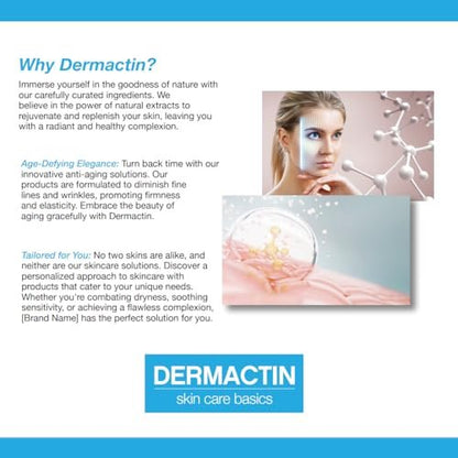 Dermactin-TS Daily Facial Cleanser with Collagen, 8 fl oz - Gentle Cleansing for Healthy Skin