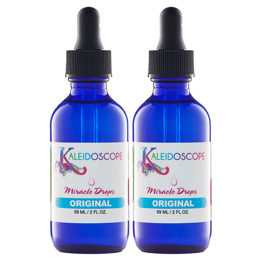 Kaleidoscope Miracle Drops - Quick Absorbing Hair Growth Oil for Dry Scalp - 2 oz (Pack of 2) Avelisse
