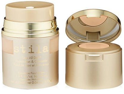 stila Stay All Day Foundation & Concealer - Porcelain - 1 oz - Full Coverage Liquid Foundation & Concealer