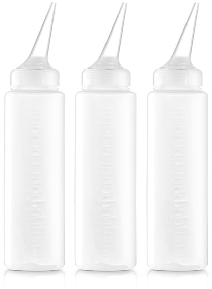 Bar5F Applicator Bottle with Angled Tip – 8.5 oz (Pack of 3) for Precise Application