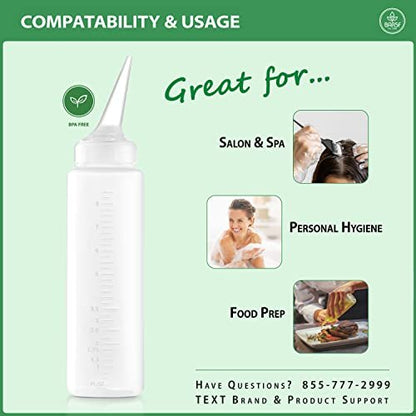 Bar5F Applicator Bottle with Angled Tip – 8.5 oz (Pack of 3) for Precise Application