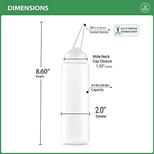 Bar5F Applicator Bottle with Angled Tip – 8.5 oz (Pack of 3) for Precise Application - görsel 7