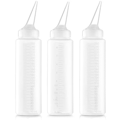 Bar5F Applicator Bottle with Angled Tip – 8.5 oz (Pack of 3) for Precise Application