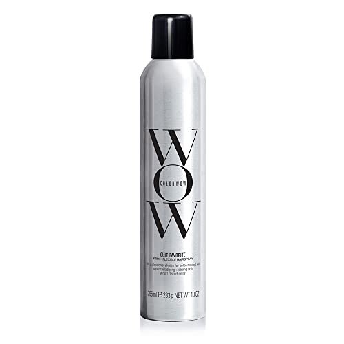 COLOR WOW Cult Favorite Firm + Flexible Hairspray – Lightweight All Day Hold with Humidity Resistance, Heat & UV Protection, Non-Stiff, Non-Sticky, Brushable, Non-Yellowing (10 oz) Avelisse