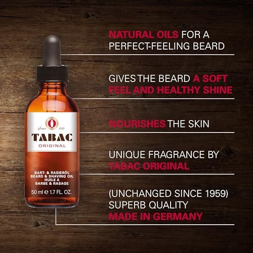 Tabac Original Beard Oil by Maurer & Wirtz – 50ml / 1.7 Fl Oz - görsel 4