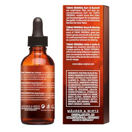 Tabac Original Beard Oil by Maurer & Wirtz – 50ml / 1.7 Fl Oz - görsel 12