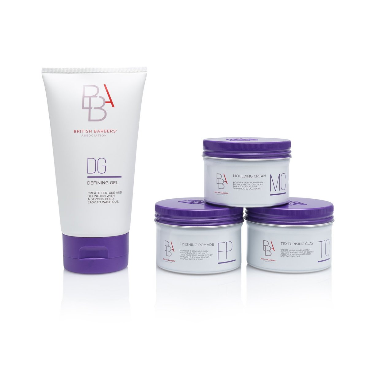 British Barbers Association BBA Moulding Cream - 3.38 fl. oz. - Professional Hair Styling for Texture and Hold - görsel 7