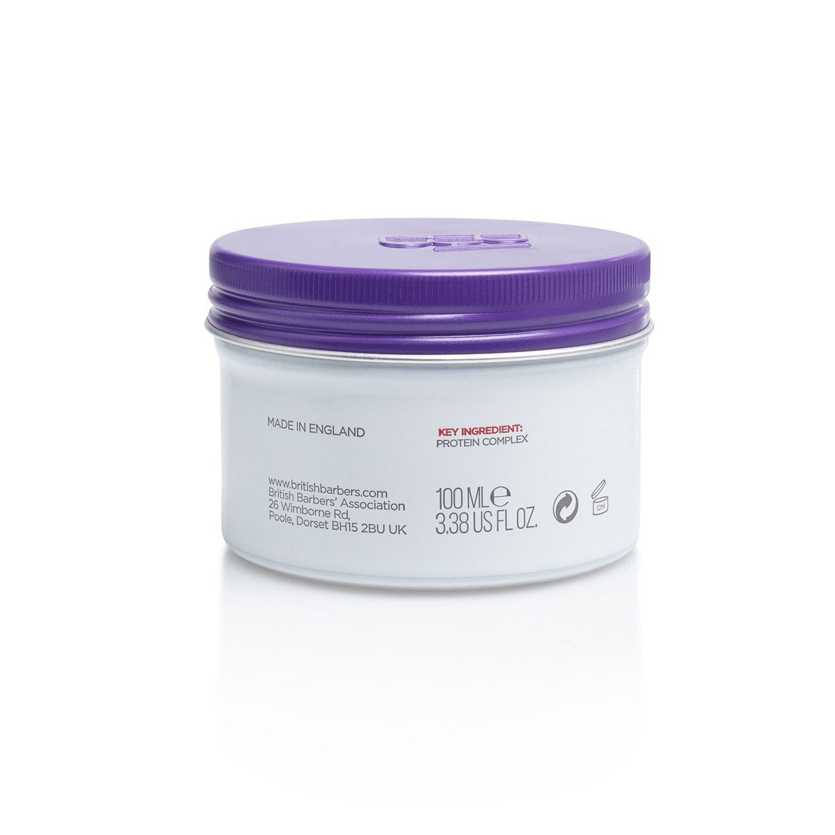 British Barbers Association BBA Moulding Cream - 3.38 fl. oz. - Professional Hair Styling for Texture and Hold - görsel 3