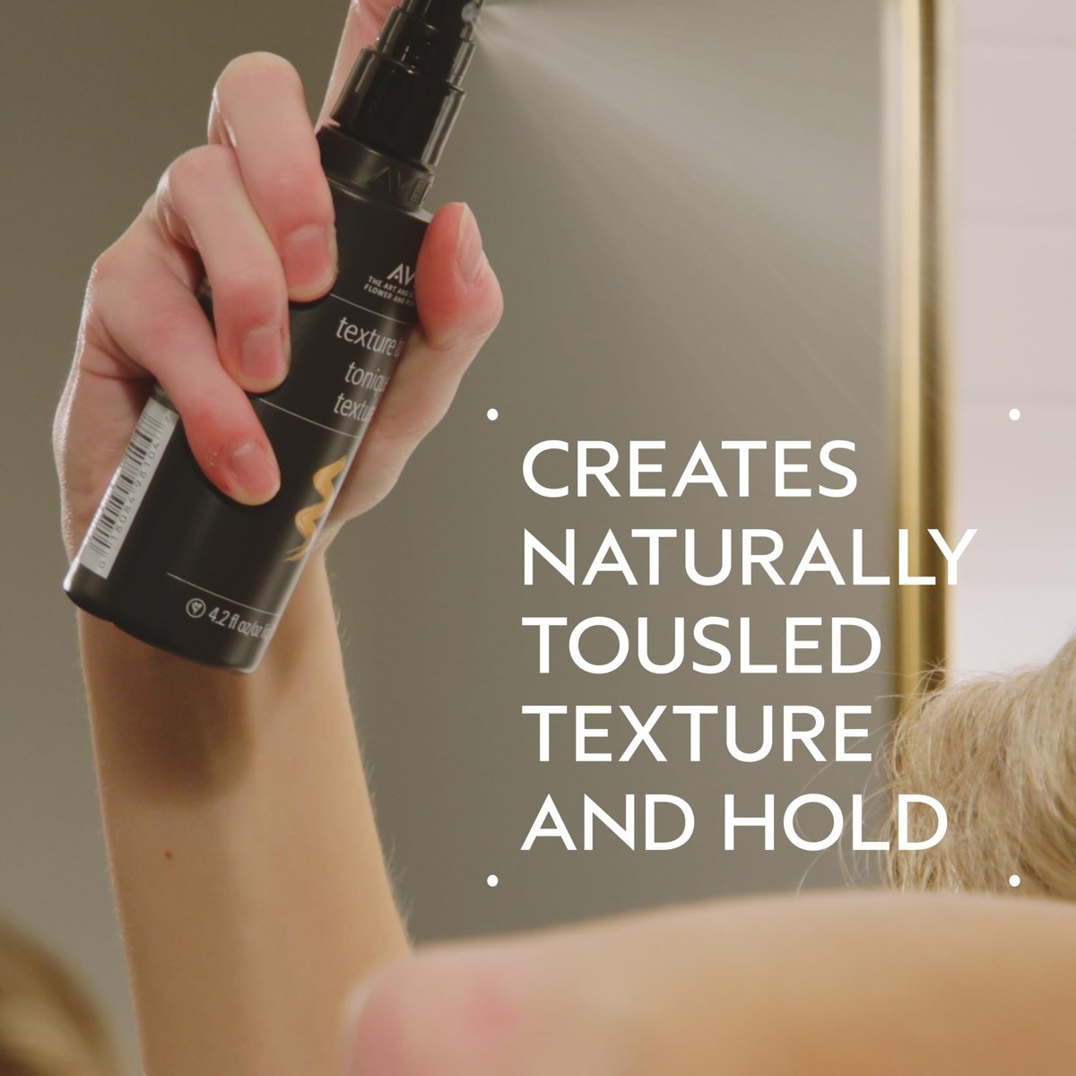 Aveda Texture Tonic Sugar and Salt Beach Wave Spray for All Hair Types, 4.2 fl oz Avelisse