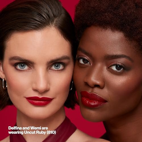 Revlon Super Lustrous Lipstick, Creamy Formula for Soft, Fuller-Looking Lips, Moisturized Feel, 043 Midnight Mystery, 0.15 oz - görsel 12