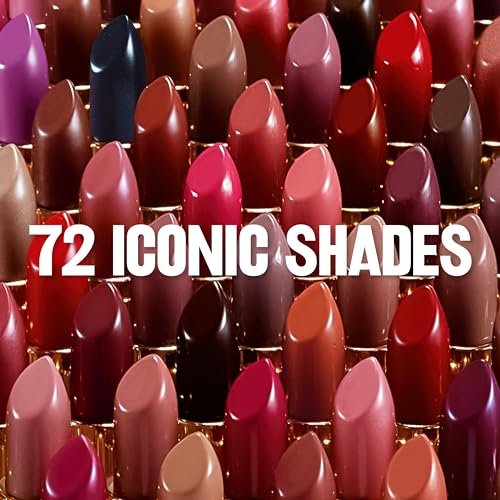 Revlon Super Lustrous Lipstick, Creamy Formula for Soft, Fuller-Looking Lips, Moisturized Feel, 043 Midnight Mystery, 0.15 oz - görsel 16