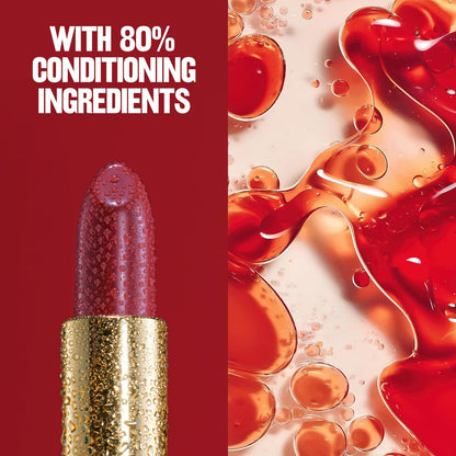 Revlon Super Lustrous Lipstick, Creamy Formula for Soft, Fuller-Looking Lips, Moisturized Feel, 043 Midnight Mystery, 0.15 oz