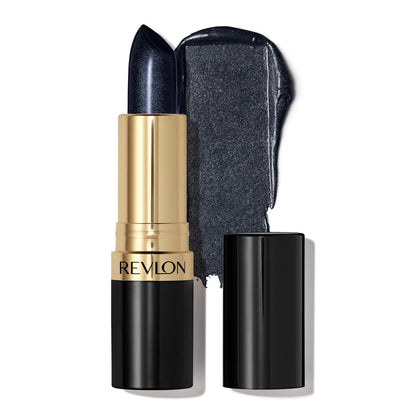 Revlon Super Lustrous Lipstick, Creamy Formula for Soft, Fuller-Looking Lips, Moisturized Feel, 043 Midnight Mystery, 0.15 oz