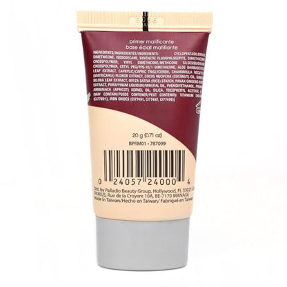 Palladio Rice Primer – Natural Rice Formula, Oil Control, Matte Finish, Beige, 0.71 oz Avelisse