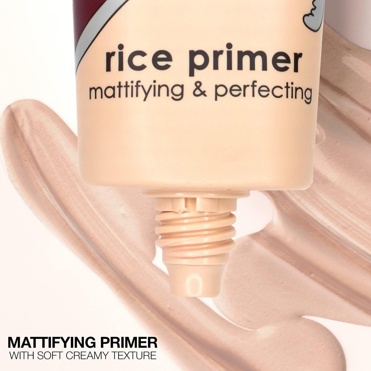 Palladio Rice Primer – Natural Rice Formula, Oil Control, Matte Finish, Beige, 0.71 oz Avelisse