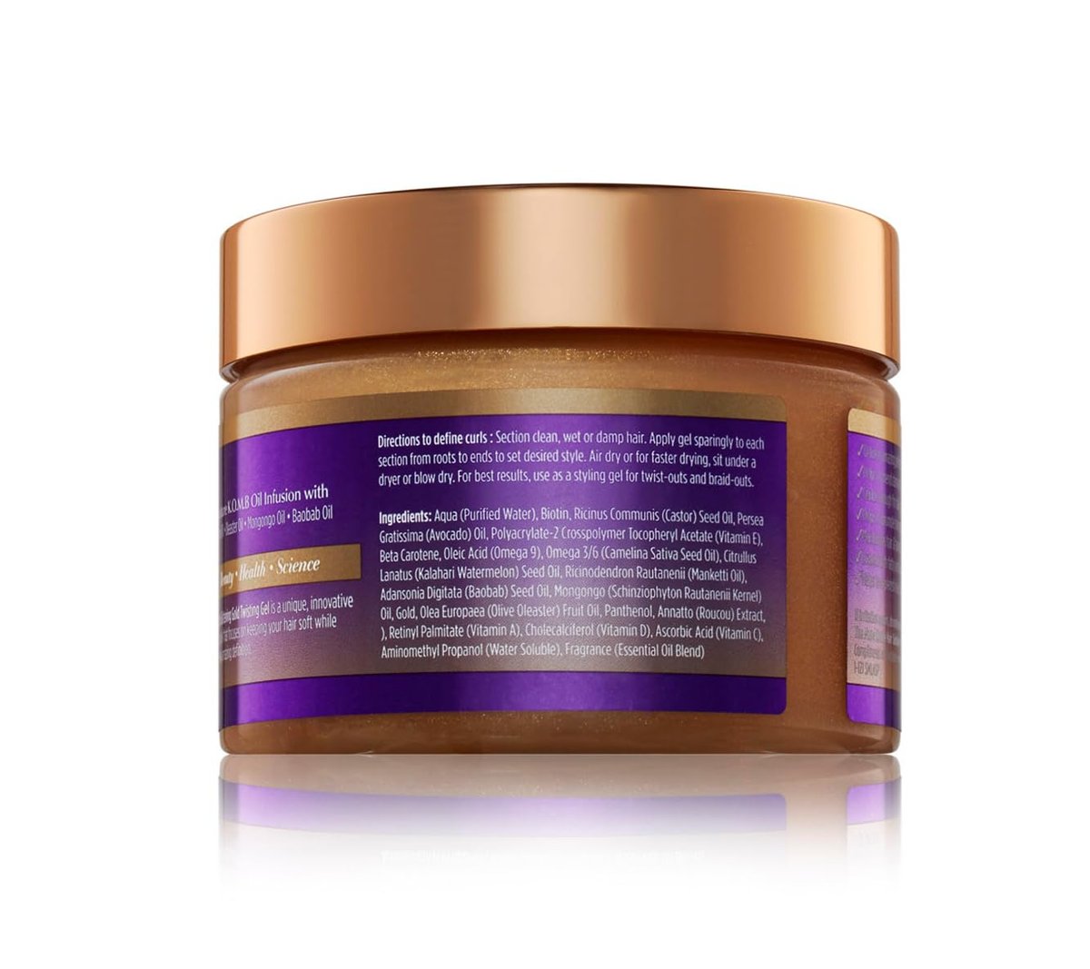 The Mane Choice Ancient Egyptian Anti-Breakage & Repair 24 Karat Gold Twisting Hair Gel - Definition & Shine Braid Gel for Dry, Damaged, Color or Chemically-Treated Hair, Fights Split Ends, 12 Oz Avelisse
