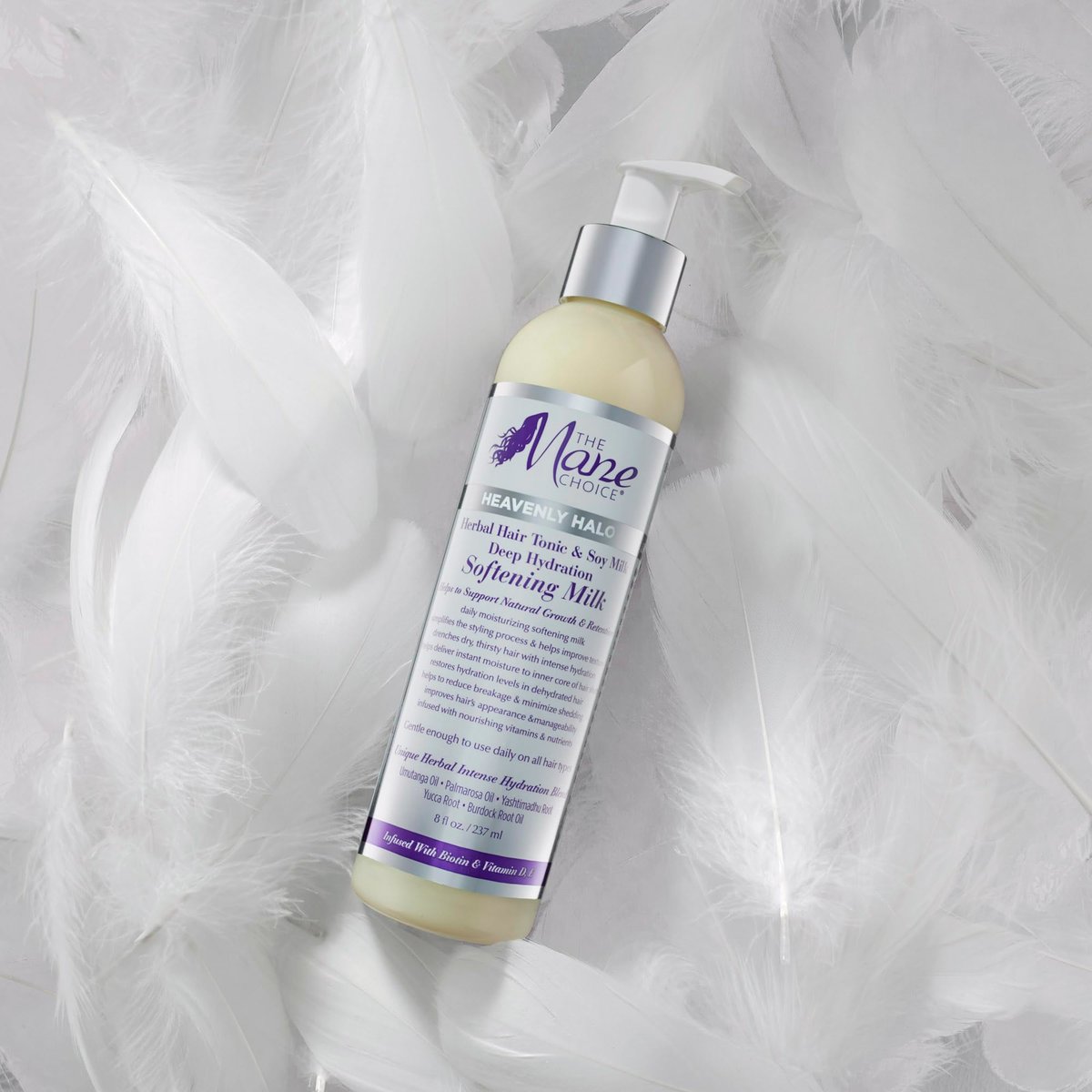 The Mane Choice Heavenly Halo Herbal Hair Tonic & Soy Milk Deep Hydration Softening Milk, 8 oz - görsel 5