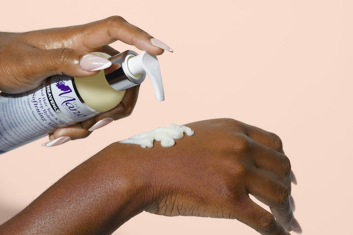 The Mane Choice Heavenly Halo Herbal Hair Tonic & Soy Milk Deep Hydration Softening Milk, 8 oz - görsel 3