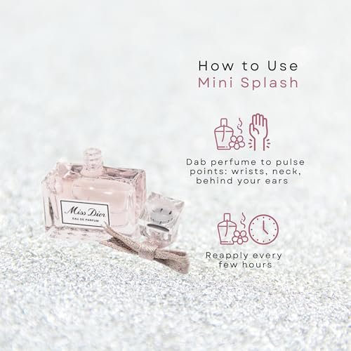 Miss Dior Eau de Parfum Mini Splash for Women, 0.17 oz Avelisse