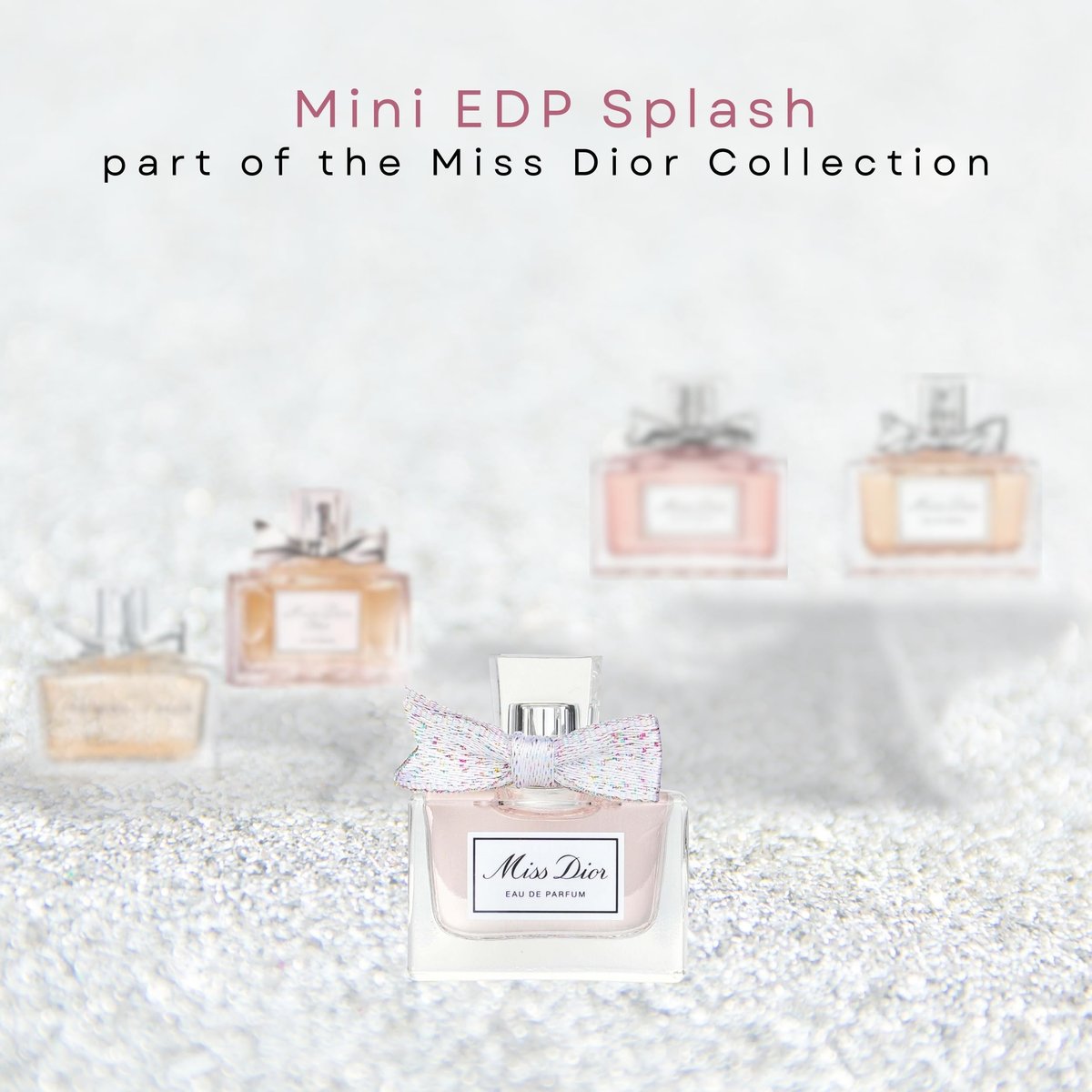 Miss Dior Eau de Parfum Mini Splash for Women, 0.17 oz Avelisse