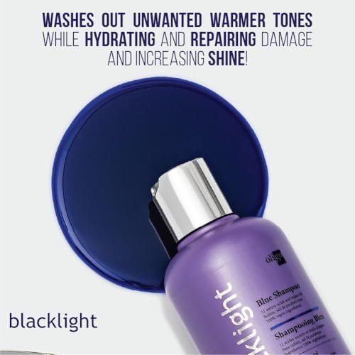 Oligo Professionnel Blacklight Blue Shampoo & Conditioner Duo Bundle for Blondes – Sulfate-Free, Vegan, Anti-Brass & Hydrating with Argan Oil (8.5 oz Each) Avelisse