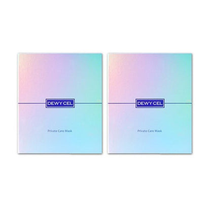 DEWYCEL Private Care Mask 1+1 (10 Sheets) - Premium 3-Step Cell Restoration Facial Mask