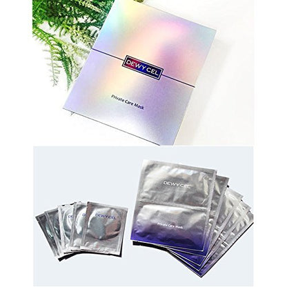 DEWYCEL Private Care Mask 1+1 (10 Sheets) - Premium 3-Step Cell Restoration Facial Mask