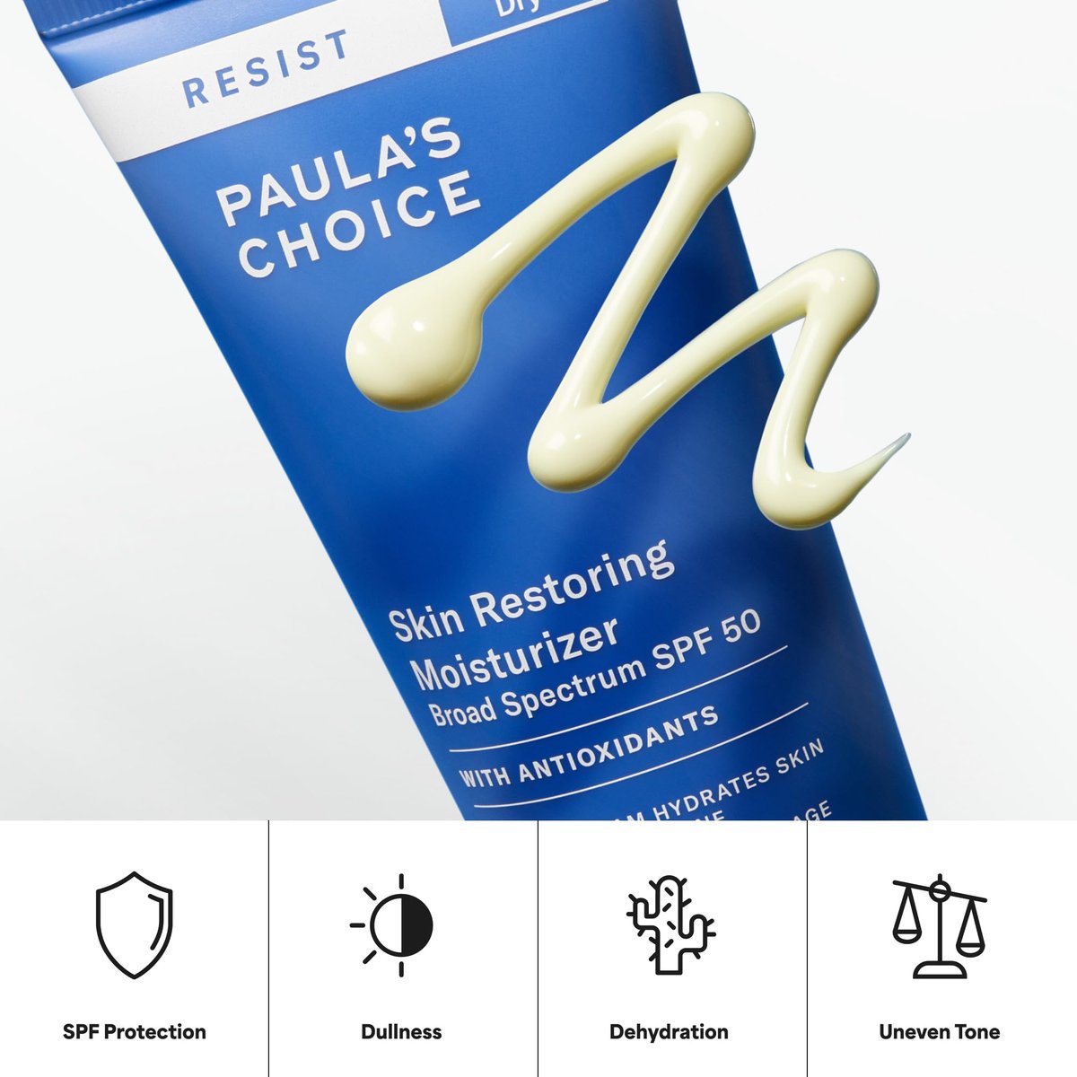Paula's Choice RESIST Skin Restoring Moisturizer SPF 50 - Anti-Aging Sunscreen with Shea Butter & Niacinamide for Dry Skin, 2 oz Avelisse