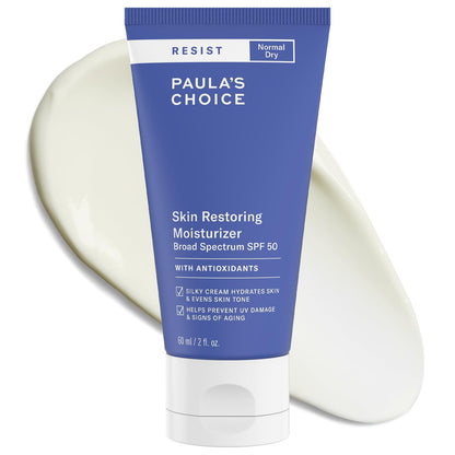 Paula's Choice RESIST Skin Restoring Moisturizer SPF 50 - Anti-Aging Sunscreen with Shea Butter & Niacinamide for Dry Skin, 2 oz Avelisse