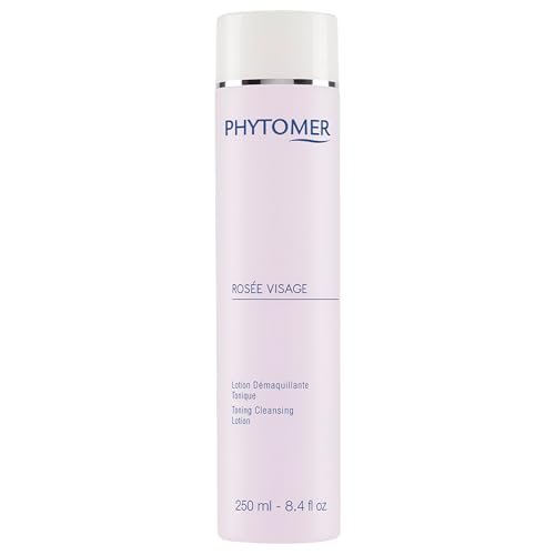 PHYTOMER Rosée Visage Face Toning Cleansing Lotion - All-in-One Cleanser, Makeup Remover & Toner - Gentle Alcohol-Free Formula with Rose Water for Soft, Supple Skin (250 ml) Avelisse
