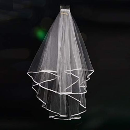 Pangda 10 Clear Hair Combs - Plastic Bridal Veil Combs for Fine Hair Styling, 14 Teeth, Medium Size