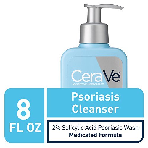 CeraVe Psoriasis Cleanser with Salicylic Acid & Lactic Acid – Fragrance-Free Itch Relief, 8 oz Avelisse