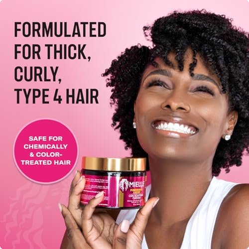 Mielle Organics Pomegranate & Honey Curl Cream - Coil Sculpting Custard for Type 4 Hair, 12 oz Avelisse