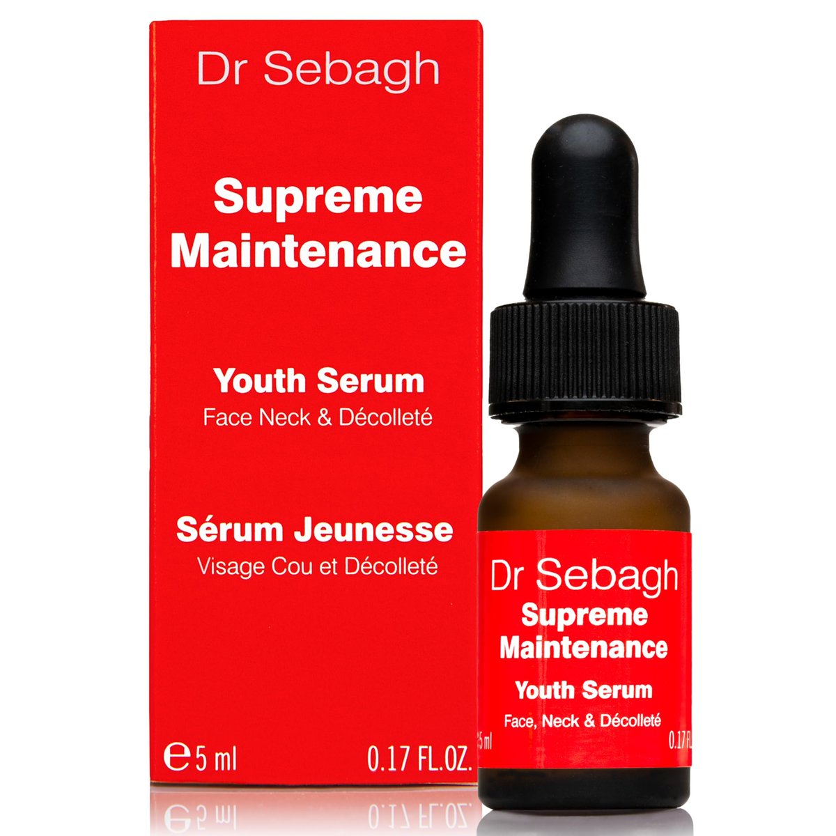 Dr Sebagh Supreme Maintenance Youth Serum – Award-Winning Anti-Aging Resveratrol Serum for Face, Collagen-Boosting Hydrating Treatment (0.17 fl oz) - görsel 1