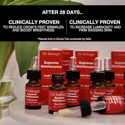 Dr Sebagh Supreme Maintenance Youth Serum – Award-Winning Anti-Aging Resveratrol Serum for Face, Collagen-Boosting Hydrating Treatment (0.17 fl oz) - görsel 8