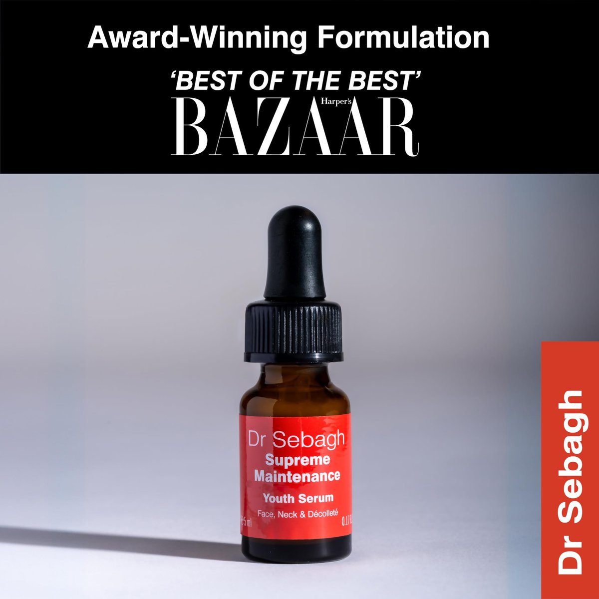 Dr Sebagh Supreme Maintenance Youth Serum – Award-Winning Anti-Aging Resveratrol Serum for Face, Collagen-Boosting Hydrating Treatment (0.17 fl oz) - görsel 5