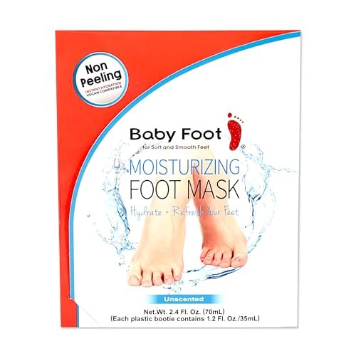 Baby Foot Unscented Non-Peel Moisturizing Mask – Hydrate & Refresh Feet in 15 Minutes | No-Pain Foot Treatment for Men & Women - görsel 4