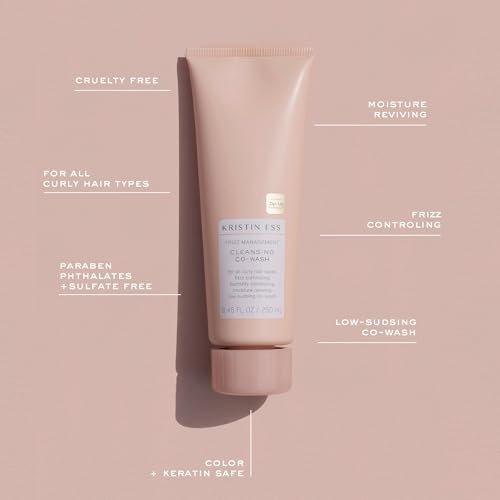 Kristin Ess Hair Frizz Management Cleansing Conditioner for Curly Hair, 8.45 fl oz - görsel 7