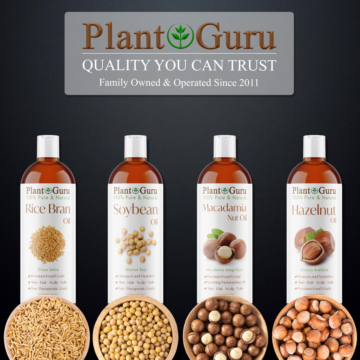 Plant Guru Rice Bran Oil 4 fl. oz. – 100% Pure & Natural Carrier Oil for Skin, Face, Body, and Hair Moisturizing. Great for DIY Creams, Lotions, and Lip Balms. - görsel 15