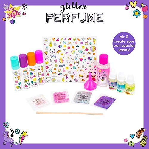 Just My Style Glitter Roller Perfume - Multi-Color DIY Craft Kit for Kids Avelisse