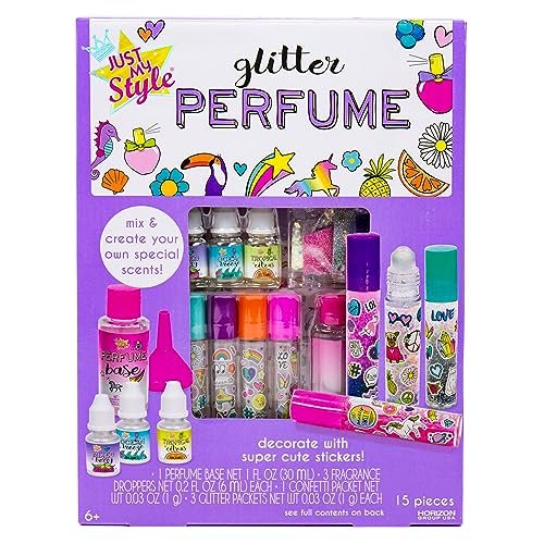 Just My Style Glitter Roller Perfume - Multi-Color DIY Craft Kit for Kids Avelisse