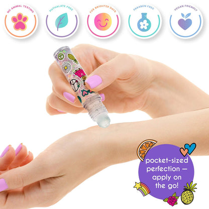 Just My Style Glitter Roller Perfume - Multi-Color DIY Craft Kit for Kids Avelisse