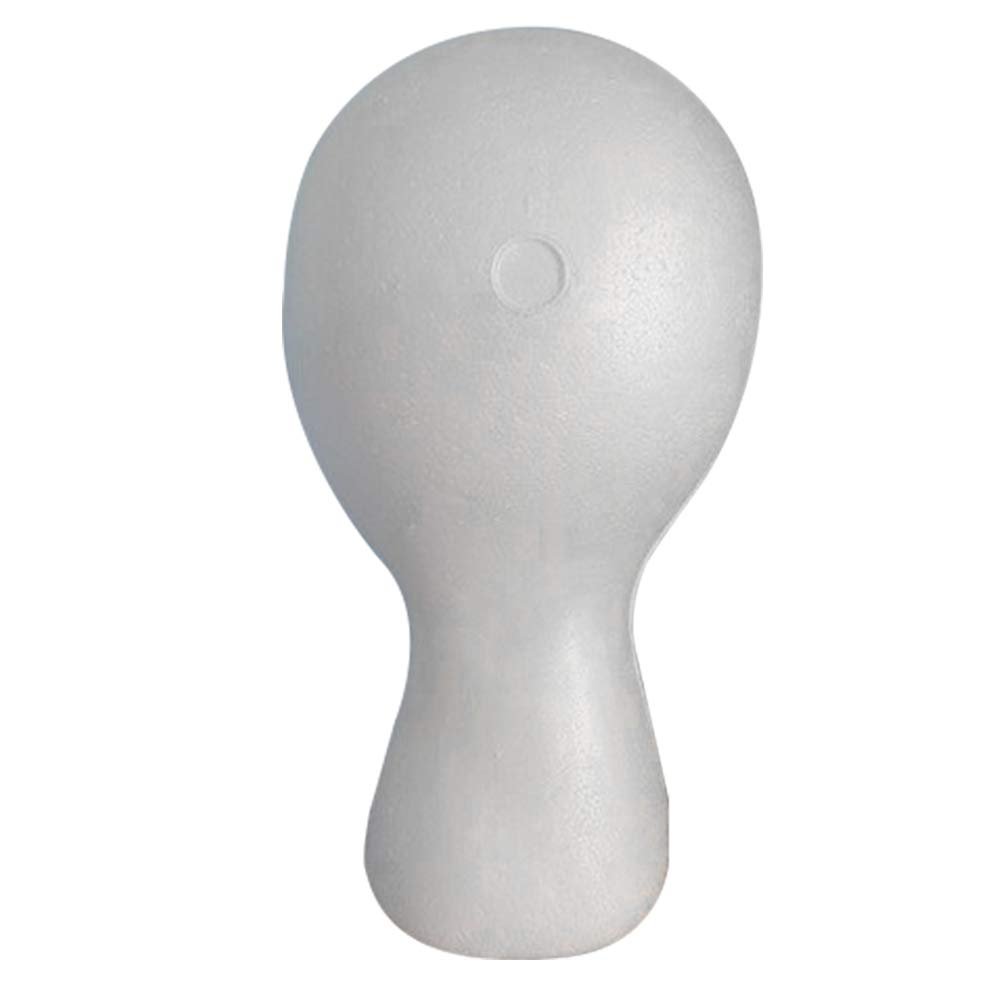 LIAMTU Female Styrofoam Mannequin Head Model – Wig & Hat Display Stand, Art Painting Novelty, Foam White Avelisse