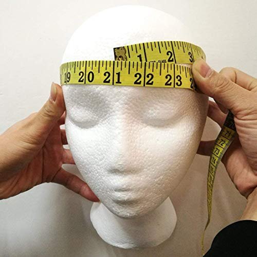 LIAMTU Female Styrofoam Mannequin Head Model – Wig & Hat Display Stand, Art Painting Novelty, Foam White Avelisse