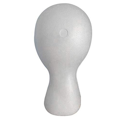 LIAMTU Female Styrofoam Mannequin Head Model – Wig & Hat Display Stand, Art Painting Novelty, Foam White Avelisse