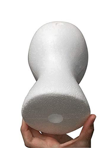 LIAMTU Female Styrofoam Mannequin Head Model – Wig & Hat Display Stand, Art Painting Novelty, Foam White Avelisse