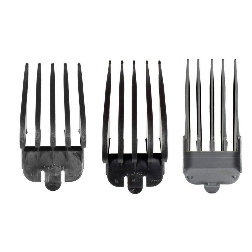 Miaco 3-Piece Clipper Guide Comb Set for Wahl Clippers (Sizes 10, 12, 16 - 1.25", 1.5", 2") - görsel 3
