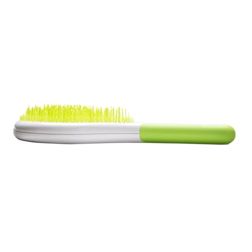 Michel Mercier Wet and Dry Hair Detangler - Soft Bristles Brush for Healthy, Shiny Hair - Green/White - Normal Hair - görsel 14